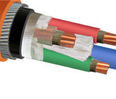 IEC 60502 IEC 60228 Bakır Tel Kablo / Zırhlı Elektrik Güç Kablosu Tedarikçi