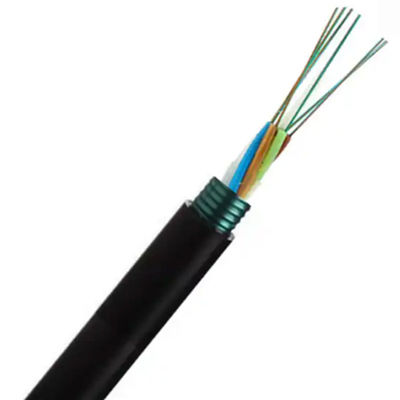 Outdoor Dual 8 Core FTTH Fiber Optic Cable GYTA53 LSZH PVC Jacketed